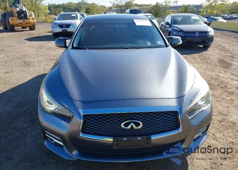 2015 Infiniti Q50 Premium from USA, damaged, VIN JN1BV7AR4FM397099